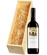 Wijnkist met Cantine Due Palme Negroamaro del Salento Domiziano