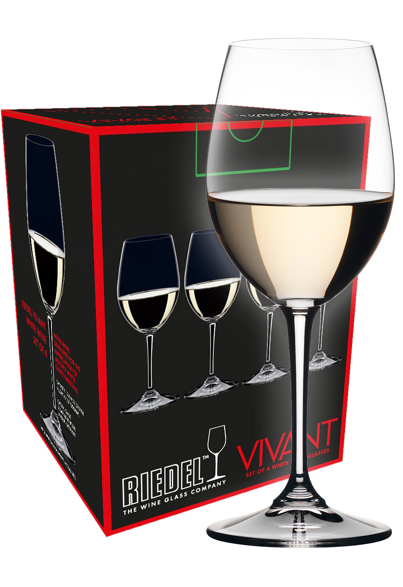 Riedel Vivant Tasting White wijnglas (set van 4 voor € 53,80)