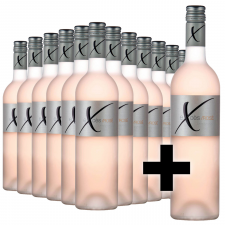12 flessen eXcès rosé + gratis magnum eXcès cadeau, verse oogst 2024
