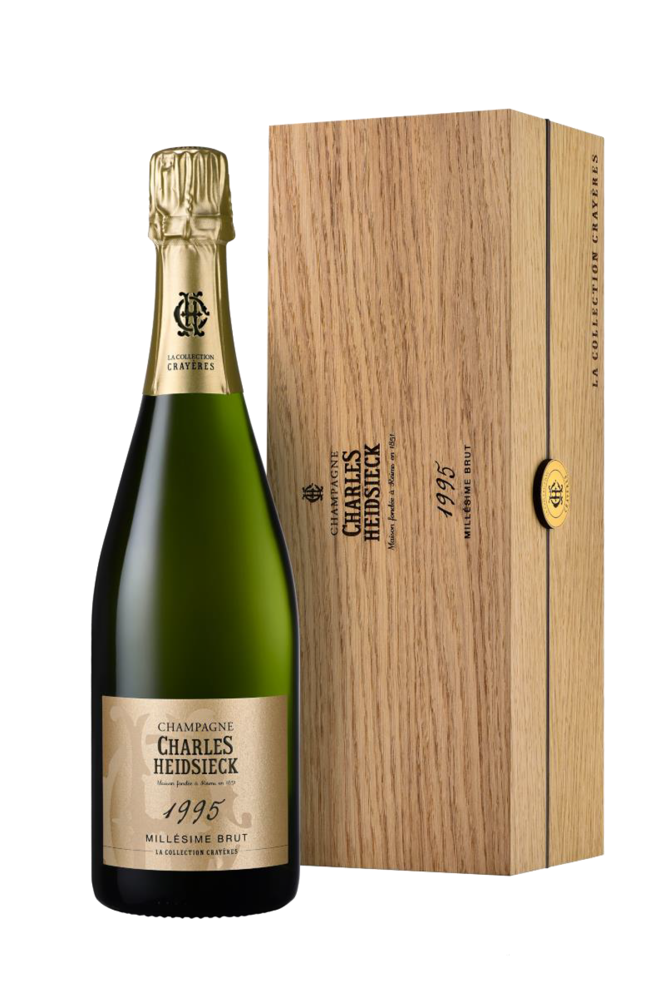 Charles Heidsieck Crayères - verpakt in luxe geschenkkist -
