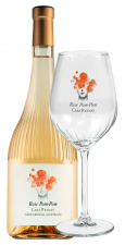 12 flessen Casa Relvas Alentejano Pom-Pom Rosé 2024 met 6 glazen cadeau