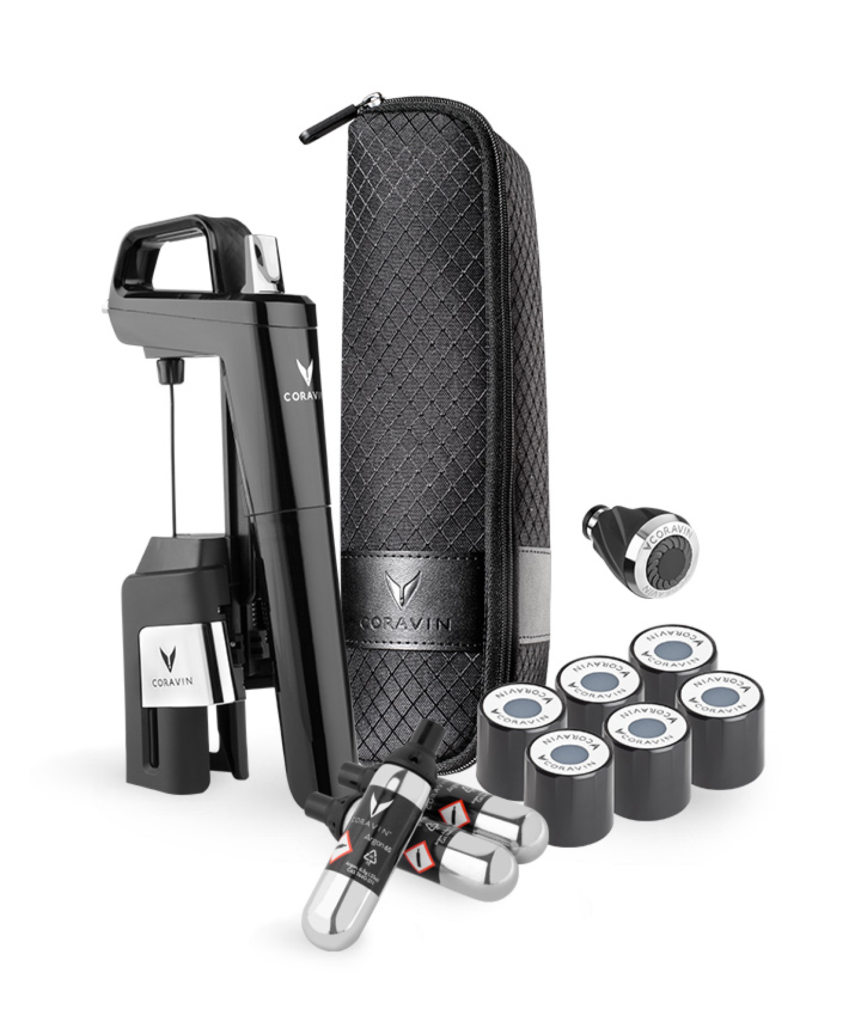 Coravin Timeless Six + Wine Preservation System Limited Edition - luxe zwart